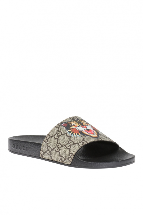 tiger gucci flip flops